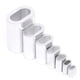 thumbnail image 5 of Clip De Aluminio Ovalado Plata Oval Aluminio Crimping Loop Resistente A La Corrosión Cable Virola Alambre Crimping Sleeve Wire Rope Virola Para Alambre Y Cuerda,2000Pcs 0.5Mm / 0.02Inch Cateissary TO005563-11, 5 of 5