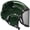 Olive, variant on Protos Integral ARBORIST Helmet - Green & Grey