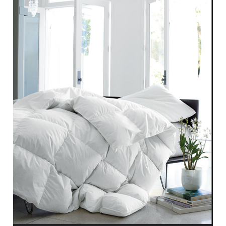 Sierra Heavy Weight White Down 400 Thread Count Comforter