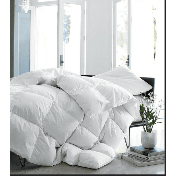 Sierra Heavy Weight White Down 400 Thread Count Comforter (Level 3
