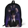 thumbnail image 1 of Mystery Wednesday Backpacks Basic Shoulder Daypack Bookbag Satchel Knapsack Rucksack, 1 of 3
