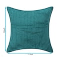 thumbnail image 4 of DK Homewares Decorative Throw Cushion Covers 12 Inch Brocade Jacquard Weave Indian Square Elephant Cushion Covers (Size - 30x30 cm ; Color: Emerald Green & Gold ) - Set of 5 Pcs (Cover Only), 4 of 4