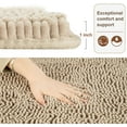 thumbnail image 6 of Softlife Luxury Soft Bathroom Non-Slip Rug Shaggy Bath Mat,24"x36",Camel, 6 of 7