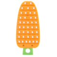 thumbnail image 4 of Carrot Shape Vegetable Brush Potato Scrub Brush Fruit Cleaner Kitchen Scrubber Orange, 4 of 5