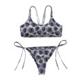 thumbnail image 1 of Traje de baño cómodo para mujer, 2 piezas, sin espalda, con parte inferior de bikini, trajes de baño para mujer OAVQHLG3B Store  lin121212, 1 of 4