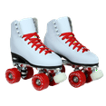 thumbnail image 4 of Epic Classic White and Red Quad Roller Skates, 4 of 7
