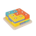 thumbnail image 2 of Rompecabezas de Clasificación de Juguete Rompecabezas de Apilamiento de Juguetes Juguete de Aprendizaje Educativo Preescolar , Multicolor, 13x13x5cm Hugo apilador de rompecabezas, 2 of 10