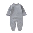 thumbnail image 4 of MIASHUI Mignon Imprimé de Lapin Printemps Automne Confortable Adorable à Thème Lapin Combinaison pour Garçons Combinaison Douce Pièce Tenue Quotidien Décontractée Ludique Tout-Petit Gris,9-12 Mois, 4 of 4