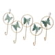 thumbnail image 3 of Perchero de pared multiusos para llaves, minimalista, de lujo Mariposa, 3 of 9
