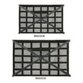 thumbnail image 2 of pitrice Polyester Car Ceiling Cargo Net Rectangular Replacement Zipper Snack Water Bottle Storage Organizing Mesh Organizer 80x55cm, 2 of 9