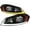 Black Housing Clear Lens, variant on Spec-D Tuning Black Smoke Headlights w/ Switchback LED Signals Compatible with 2006-2013 Chevy Impala, Left + Right Pair Headlamps Assembly