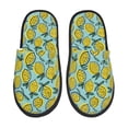 thumbnail image 1 of Balery Lemon Pantuflas de Casa de Felpa Silenciosas con Diseño Estampado, Zapatillas Cómodas Antideslizantes de Algodón para Interior-Medium, 1 of 8