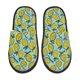thumbnail image 1 of Fotbe Lemon Pantuflas Peludas para Mujer con Estampado, Zapatillas de Peluche, Zapatos de Invierno para Casa, Uso Interior y Exterior-Large, 1 of 8