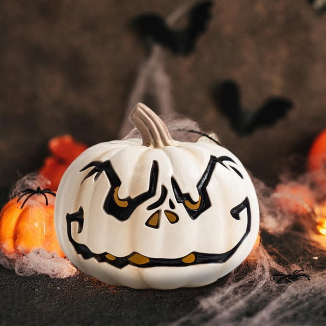 Lámpara de Calabaza de Halloween Colamx Decoración del Hogar Estilo A