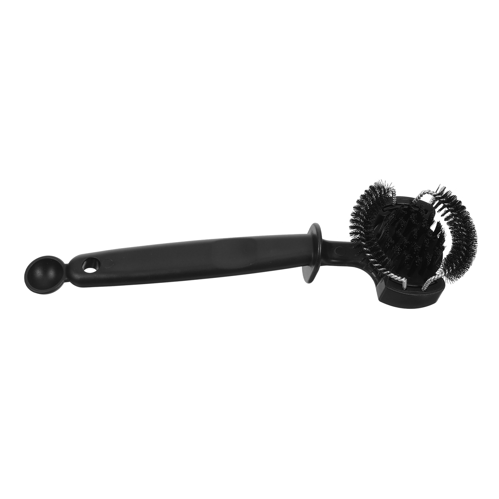 WEUVEB Black Plastic Cleaning Brush with Fine Bristles, Ideal for Coffee Machines, Kitchen Appliances, and Household Cleaning