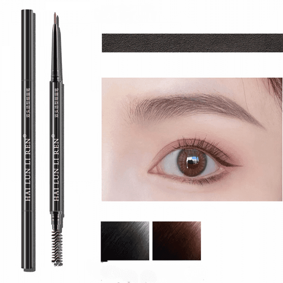 Perfect Waterproof Brow Pencil - Silky Eyebrow Gel Pen & Sweat resistant & Retractable slanted tip design