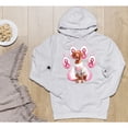 thumbnail image 5 of Faith Love Hope Vizsla Breast Cancer Awareness Survivor Hoodie Unisex Merch Hoodies Vizslas Dog Lover Gifts Idea - 02017, 5 of 6