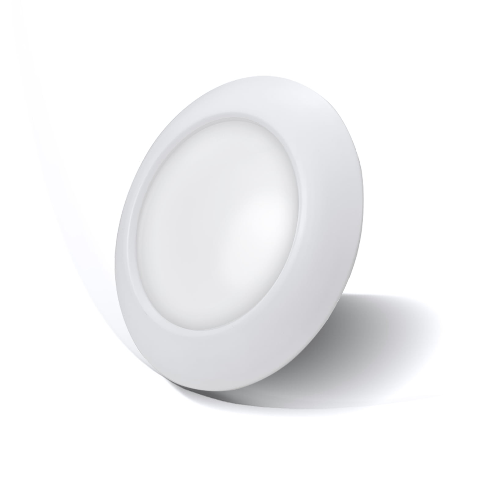 White Round Dimmable LED Flush Mount Disk Light