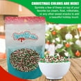 thumbnail image 6 of Christmas Blend Nonpareils - 12 Oz Resealable Candy Bag - Mini Red, White, and Green Nonpareils - Christmas Themed Sprinkle Topping for Baking and Ice Cream, 6 of 6