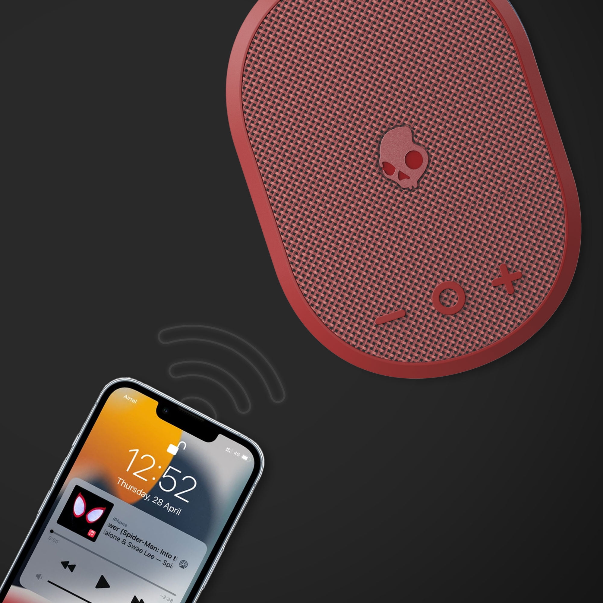 Skullcandy Kilo XT Bluetooth v5.3 Portable Wireless Speaker, IPX7 Waterproof, 24 Hours Battery, Light Red  (图5)
