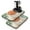 White-528, variant on Counter Mat with Retro Design - Vintage Style Dish Drying Mat for Kitchen Coffee Bar, Heat-Resistant and Leak-Proof, Aesthetic Tribal Vibe