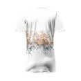 thumbnail image 5 of Fewfanhot Women's Floral Lace Trim Short Sleeve Top Print V-Neck Casual Blouse Casual Soft Summer Tee for Women 2026 Spring Fashion Trendy T-Shirts, 5 of 5
