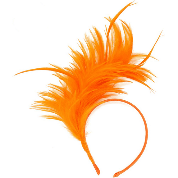 Felizhouse 1920s Fascinator Feather Headband Kentucky Derby Tea Paty Hat Headpiece for cocktail Party