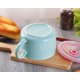 thumbnail image 5 of Cuenco De Cerámica De 30 Oz Con Tapa Y Asa Para Sopa Y Taza De Sopa De Fideos Instantáneos,con Asa De Preservación Del Calor-azul, 5 of 5