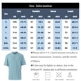 thumbnail image 2 of Men's Muscle Slim Henley Shirts Crewneck Longline T-Shirt Gym Workout Athletic Shirt Tees with Button Army Green S, 2 of 4