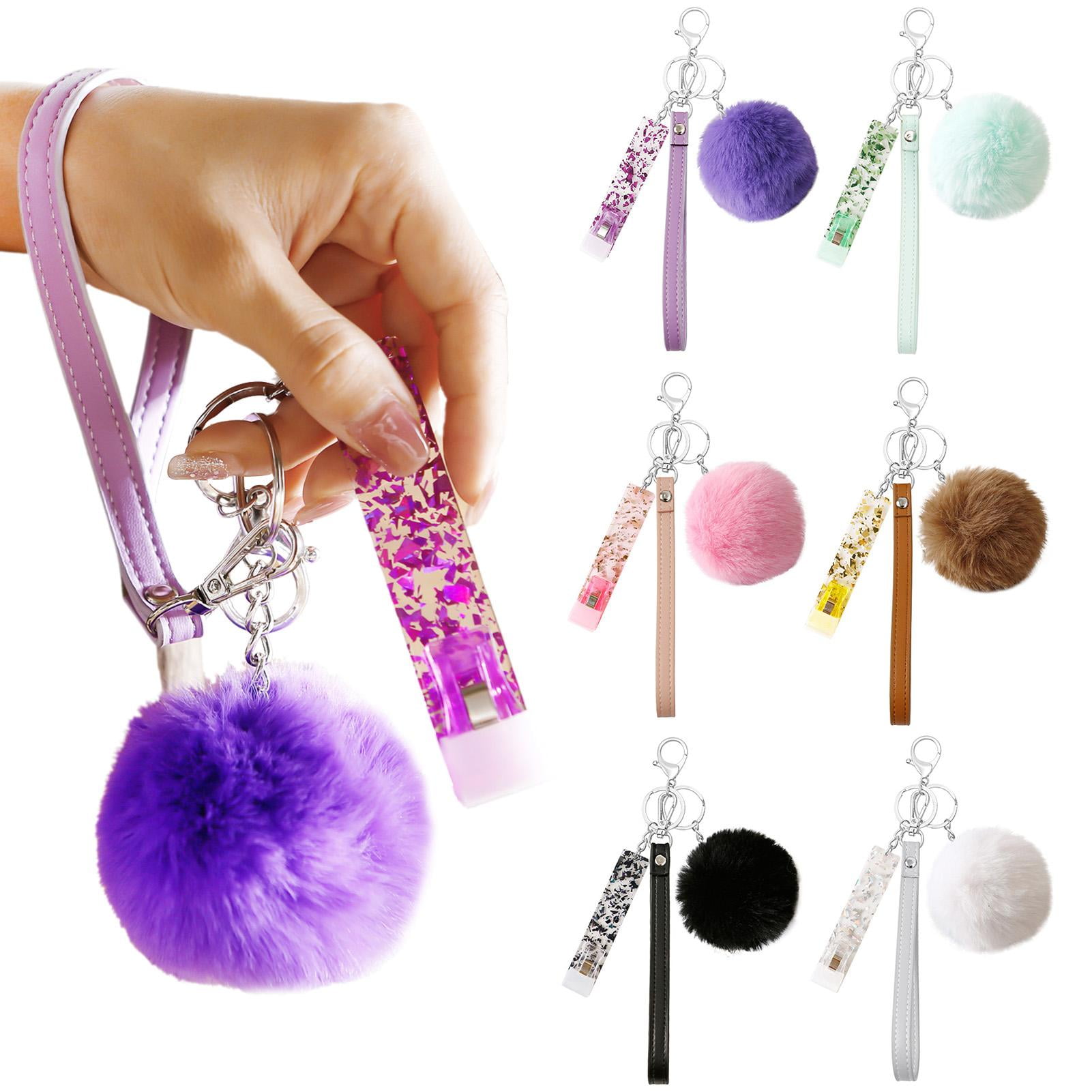 Card Grabber Keychain-Card Grabber For Long Nails|Acrylic Credit Card Puller  with Hairball and Plastics Clip|Accessories for Women Girls - Walmart.com