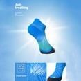 thumbnail image 3 of 5Pairs Anti-Sweat UniSport Socks Women Men Short Tube Thin Breathable Socks Outdoor Running Protective Ankle Sports SOCKS Navy L, 3 of 6