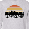 thumbnail image 4 of Inktastic Las Vegas Nevada Skyline Retro Long Sleeve Youth T-Shirt, 4 of 5