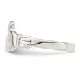 thumbnail image 5 of Auriga Fine Jewelry 925 Sterling Silver Solid Claddagh Ring Size 6 for Women, 5 of 6