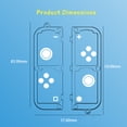 thumbnail image 2 of 1 caja de tarjetas 4 en estuche de almacenamiento de juegos para Switch/Switch 2 (transparente) negro, 2 of 7