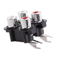 thumbnail image 2 of Conector hembra RCA CUTICAT 2x10 Piezas PCB AV Outlet Concentric, 2 of 8