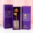 thumbnail image 2 of RyanK Valentine'S Day Gifts For Girlfriend Valentine'S Day Decorations 24K Golden Rose, Artificial Rose Flower Gifts for Her with Luxury Gift Box Great Gift Idea for Valentine's Day(Gold), 2 of 2