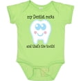 thumbnail image 3 of Inktastic Dentist Rocks Tooth Boys or Girls Baby Bodysuit, 3 of 5