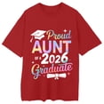 thumbnail image 4 of MEICHEN Graduation Gifts for Her: Women's Leisure Fashion Graduation Season Printed Short Sleeve Tshirts Womens Spring Summer Tops, 4 of 4