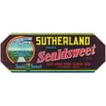 thumbnail image 3 of Anonymous 18x9 Black Modern Framed Museum Art Print Titled - Sutherland Brand Fruit Label (1930-1950), 3 of 5
