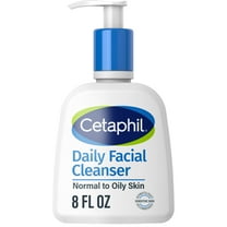 Cetaphil Daily Facial Cleanser for Sensitive, Combination to Oily Skin, 8 oz
