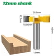 thumbnail image 2 of 12 mm vástago 4 alas Rabbet Router Bit Slot Cutter Bit Router Bit Madera Ranura Fresado Herramienta MABOTO Bit de enrutador, 2 of 7