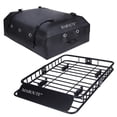 thumbnail image 1 of Cesta de Techo – Portaequipajes 51"x36"x5" – Capacidad 200 lb – Bolsa Impermeable 15 Cu.Ft Incluida – SUVs, Camionetas y Autos – Acero Resistente, 1 of 7