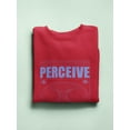 thumbnail image 3 of Perceive Vectors Techno Style Sweatshirt Women -Image by Shutterstock, Female Medium, 3 of 4