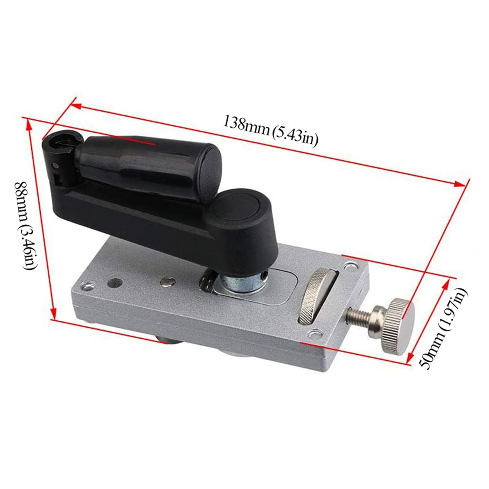 Guitar Fret Wire Bending and Straightening Luthier Tool for Guitar & Bass Radian Adjusters, Repair & Maintenance, Chrome