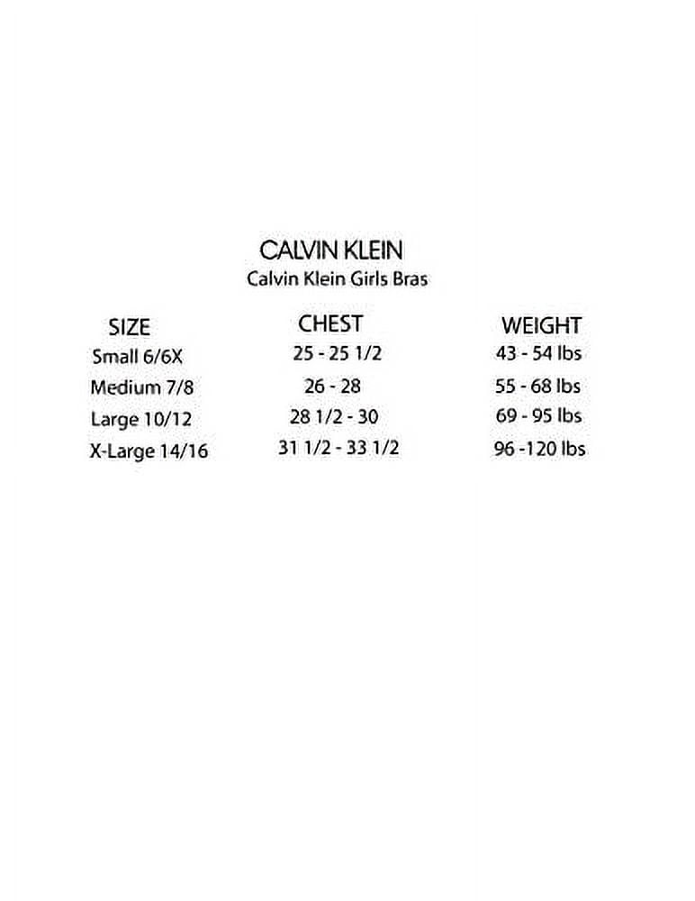 Calvin Klein Big Girls' Modern Cotton Bralette, 2 Pack - Heather