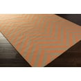 thumbnail image 2 of Hauteloom Dyer Wool Living Room, Bedroom Area Rug - Transitional - Orange, Light Brown - 3'6" x 5'6", 2 of 4