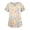 #01 Pink, variant on Easter Scrub Shirts for Women Short Sleeve V-Neck Bunny Eggs Printed T Shirt Dressy Loose Fit Nursing Uniforms Tunic Tops with Pocket, #01 White, S