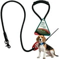 thumbnail image 1 of Sporn Non-Friction Dog Training Leash, Heavy-Duty Non-Slip Padded Nylon Dog Leash 4ft for Maximum Control, No Pull Dog Leash with Trigger Snap Buckle, Patented Design Dog Leash, Black, 1 of 7