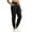 *1-Black, variant on Women's High Waist Cargo Jogger Pants,Slim Bottom Down Pants For Women,Ladies Comfortable Hiking Everyday Streetwear with Pockets,Black,S-2XL