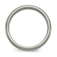 thumbnail image 2 of Titanium Sterling Silver 8mm Brushed Mens Ring Size 9.5, 2 of 4